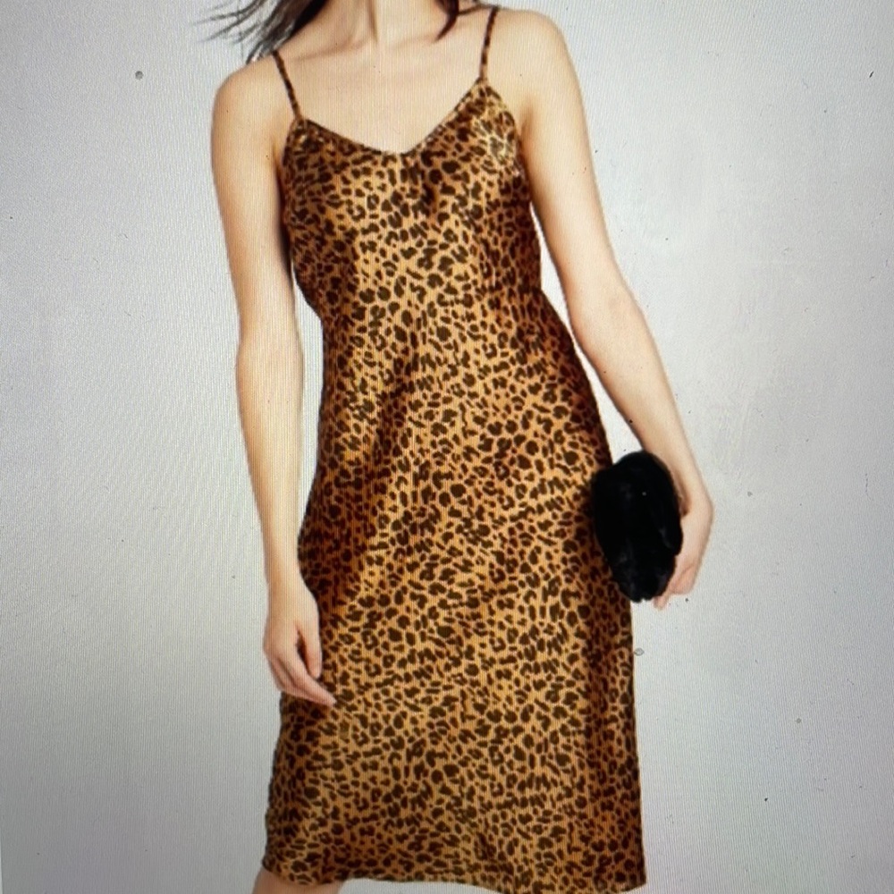 A new day cheetah print slip dresss